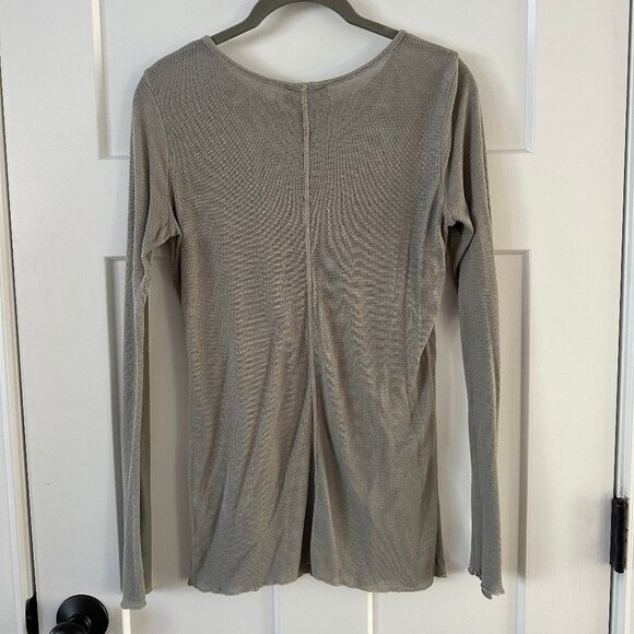 Vintage Juicy Couture Y2K Thermal Waffle Knit Long Sleeve Top - Picture 2 of 2